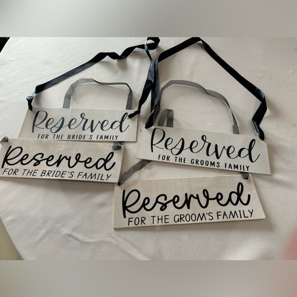 Hanging Reserved Signs - Picture 3 of 4